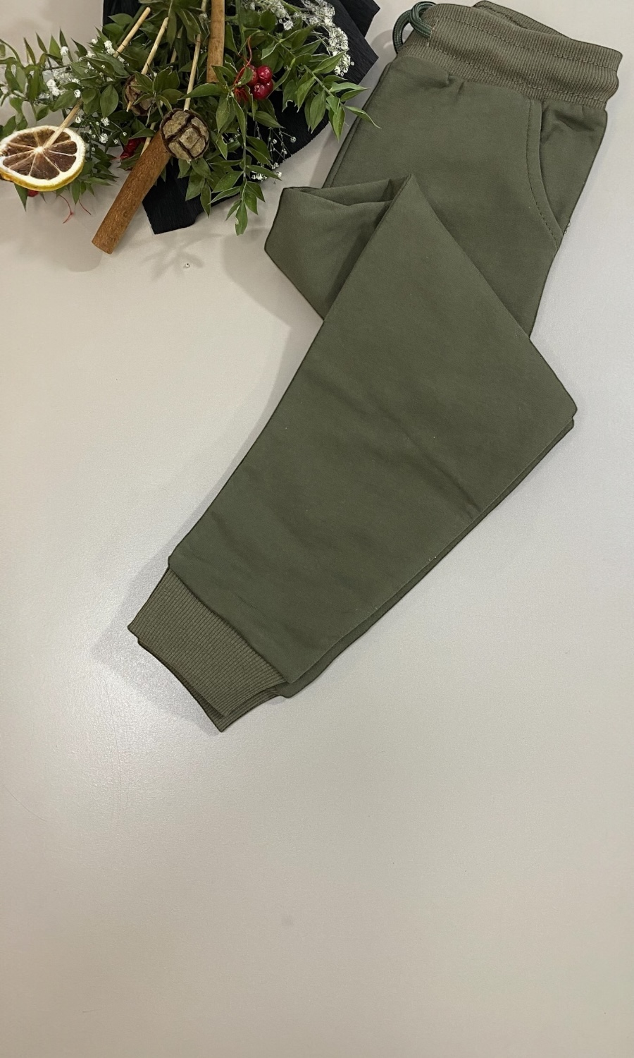 KOYU YEŞİL ERKEK ÇOCUK TEK ALT EŞOFMAN